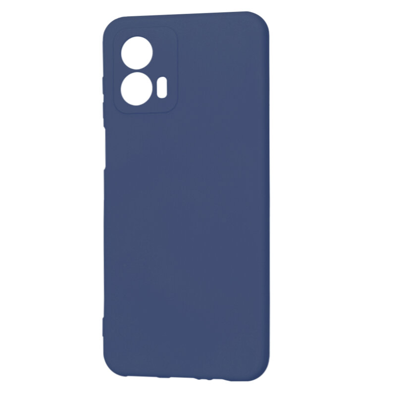 Husa silicon Motorola Moto G53 Techsuit SoftFlex, bleumarin