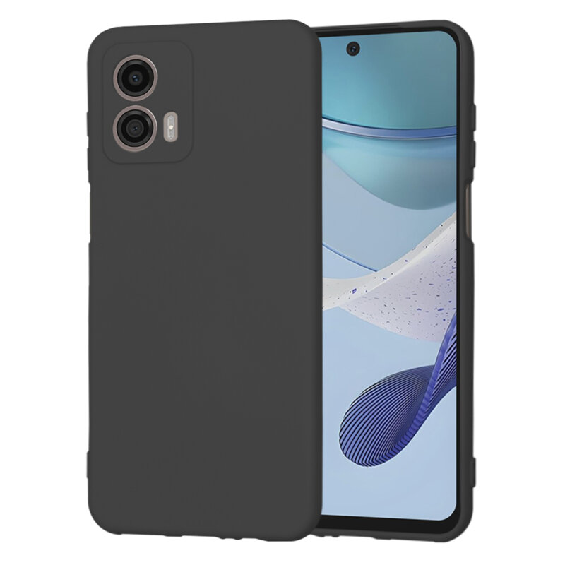 Husa silicon Motorola Moto G53 Techsuit SoftFlex, negru