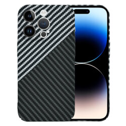 Husa iPhone 14 Pro Techsuit Carbonite FiberShell, gri