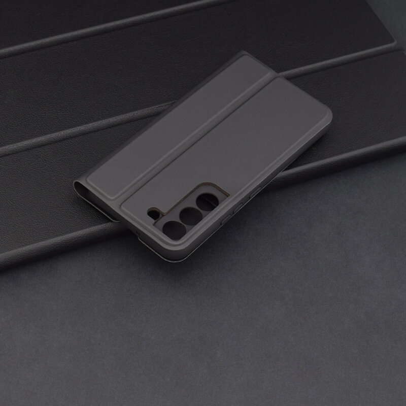 Husa Samsung Galaxy S22 5G Techsuit Magskin Book, negru