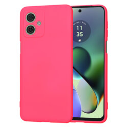 Husa silicon Motorola Moto G54 Techsuit SoftFlex, fucsia
