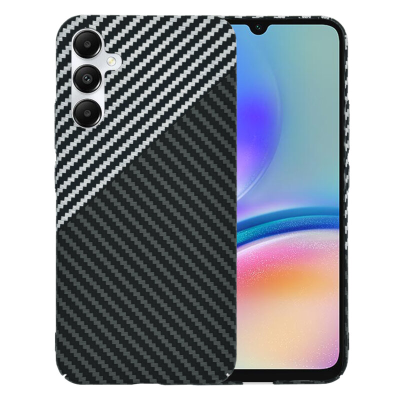 Husa Samsung Galaxy A05s Techsuit Carbonite FiberShell, gri