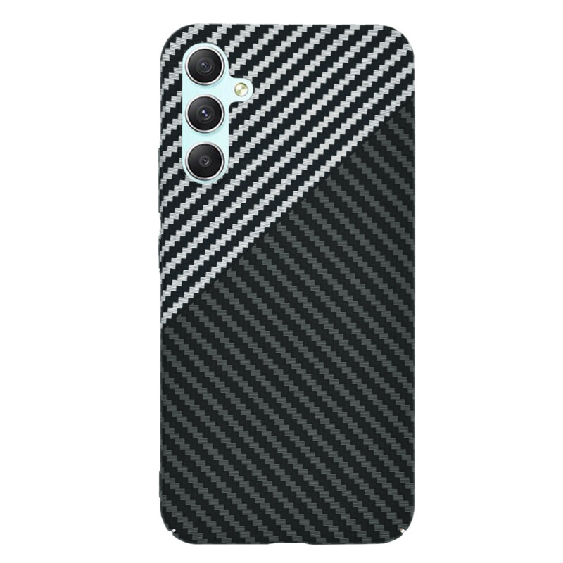 Husa Samsung Galaxy A34 5G Techsuit Carbonite FiberShell, gri