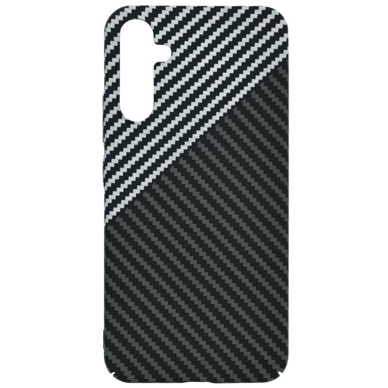 Husa Samsung Galaxy A34 5G Techsuit Carbonite FiberShell, gri