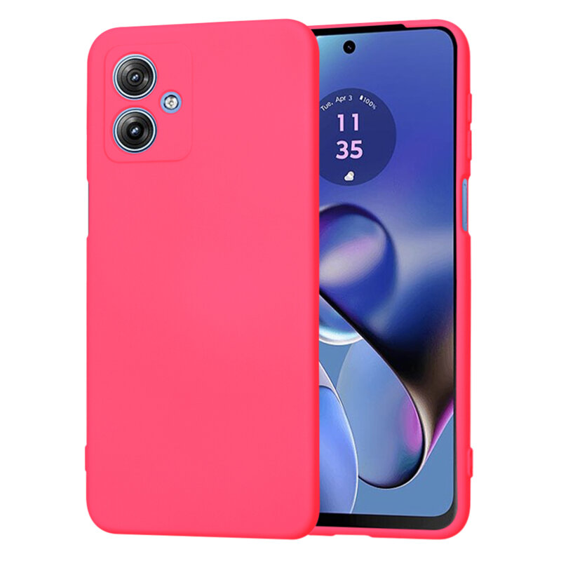 Husa silicon Motorola Moto G64 Techsuit SoftFlex, fucsia