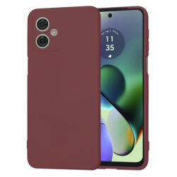 Husa silicon Motorola Moto G54 Power Edition Techsuit SoftFlex, bordo