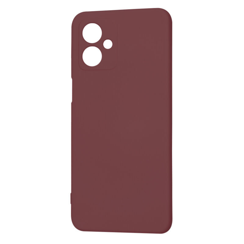 Husa silicon Motorola Moto G54 Power Edition Techsuit SoftFlex, bordo
