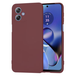 Husa silicon Motorola Moto G64 Techsuit SoftFlex, bordo