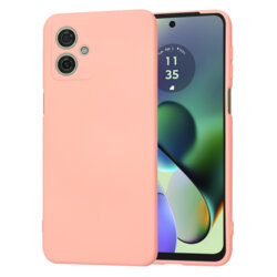 Husa silicon Motorola Moto G54 Power Edition Techsuit SoftFlex, roz
