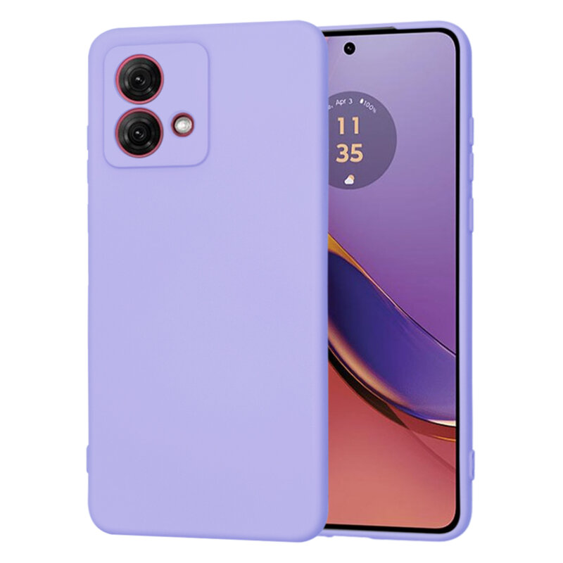 Husa silicon Motorola Moto G84 Techsuit SoftFlex, violet