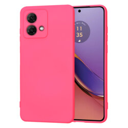 Husa silicon Motorola Moto G84 Techsuit SoftFlex, fucsia