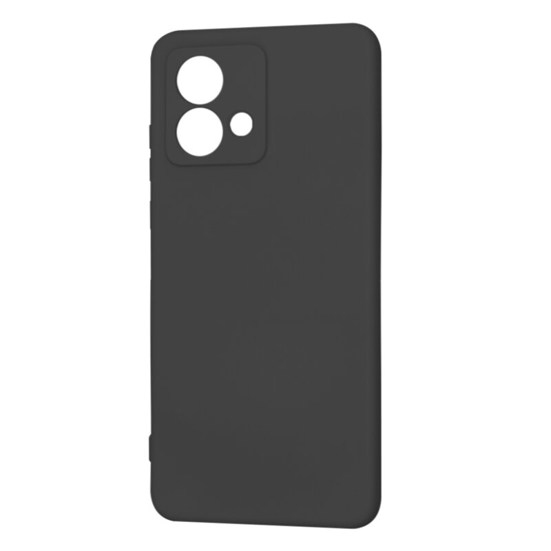 Husa silicon Motorola Moto G84 Techsuit SoftFlex, negru