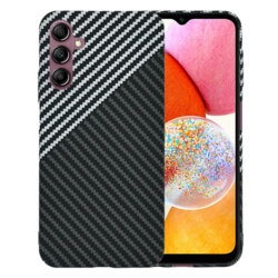 Husa Samsung Galaxy A14 4G Techsuit Carbonite FiberShell, gri