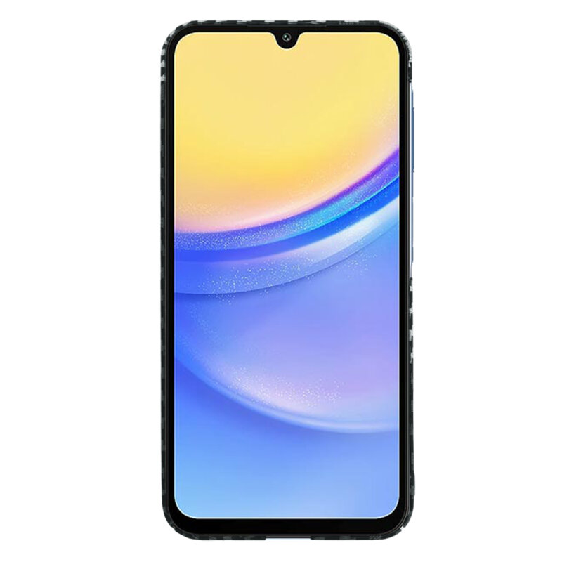 Husa Samsung Galaxy A15 5G Techsuit Carbonite FiberShell, gri