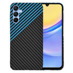 Husa Samsung Galaxy A15 5G Techsuit Carbonite FiberShell, bleu