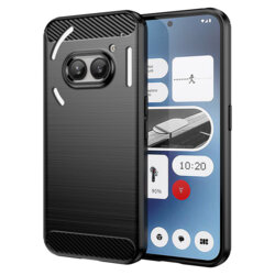 Husa Nothing Phone (2a) Plus Techsuit Carbon Silicone, negru