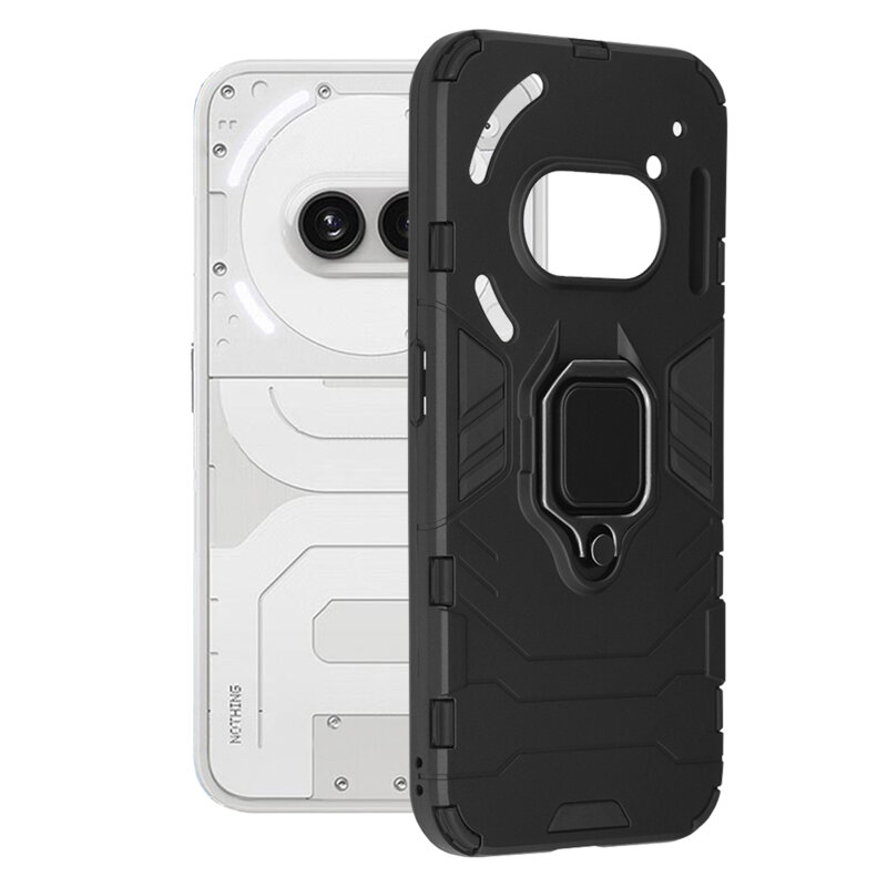 Husa Nothing Phone (2a) Plus Techsuit Silicone Shield, negru