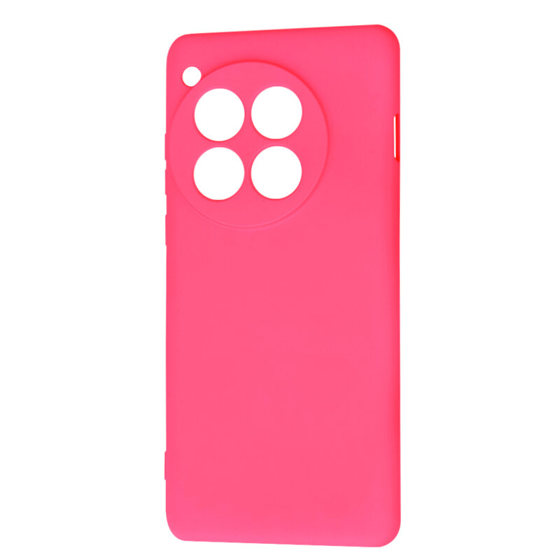 Husa silicon OnePlus 12 Techsuit SoftFlex, fucsia