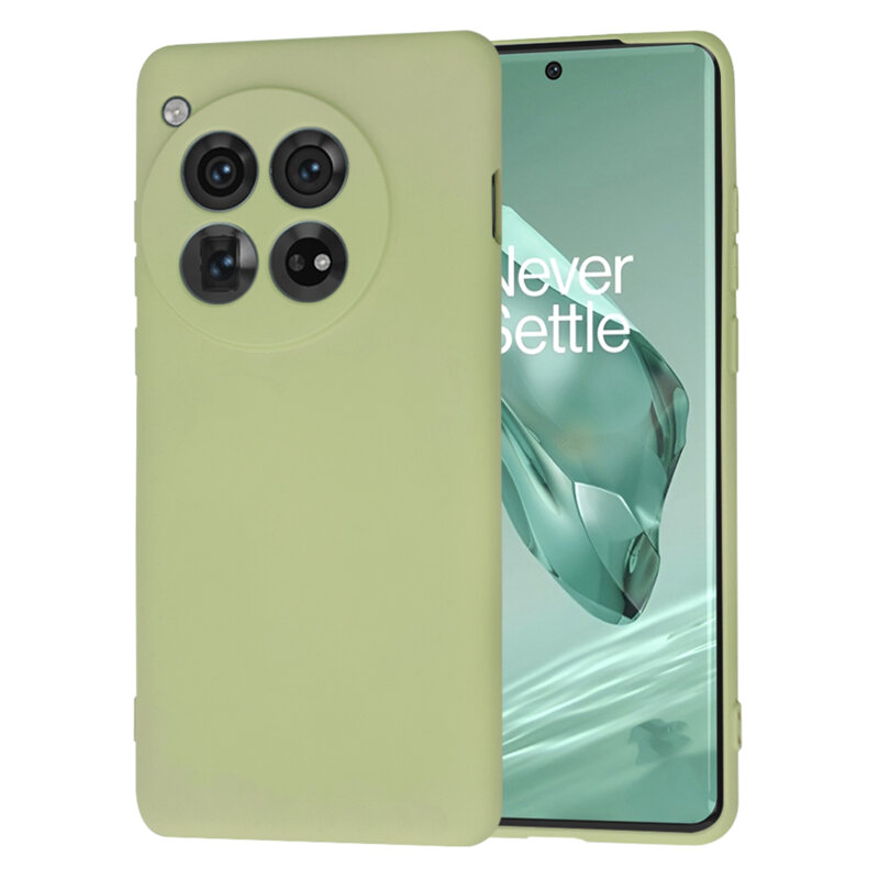 Husa silicon OnePlus 12 Techsuit SoftFlex, verde