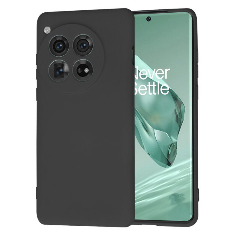Husa silicon OnePlus 12 Techsuit SoftFlex, negru