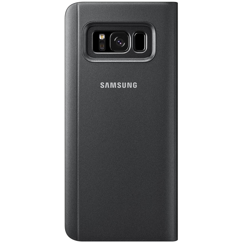RESIGILAT - Husa Originala Samsung Galaxy S8+, Galaxy S8 Plus Clear View Cover Negru