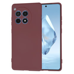 Husa silicon OnePlus 12R Techsuit SoftFlex, bordo