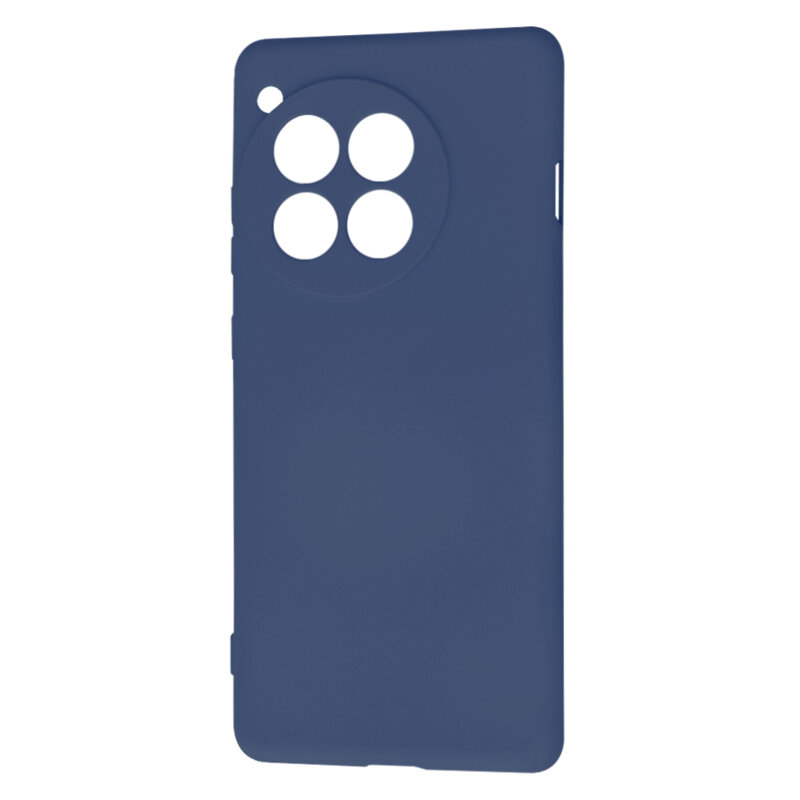 Husa silicon OnePlus 12R Techsuit SoftFlex, bleumarin