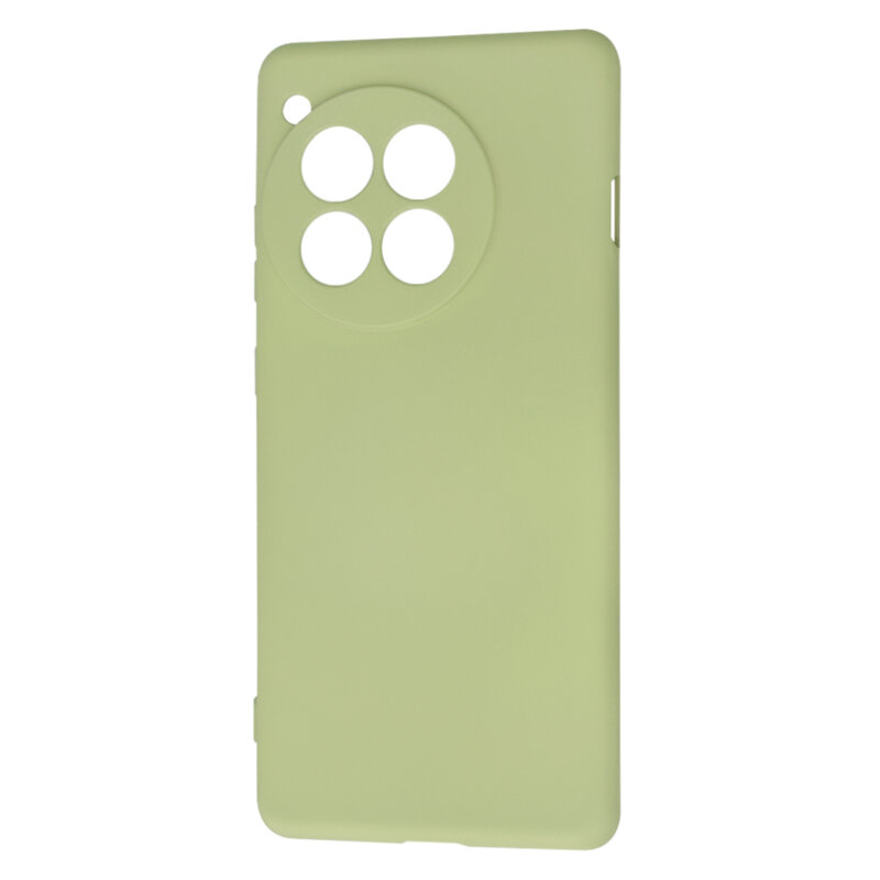 Husa silicon OnePlus 12R Techsuit SoftFlex, verde