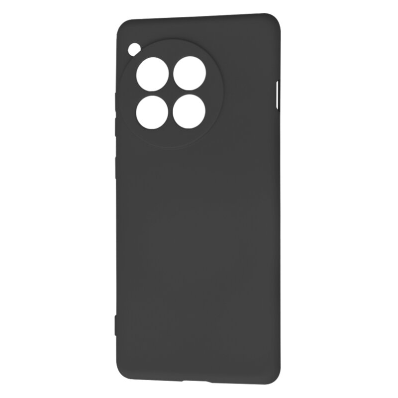 Husa silicon OnePlus 12R Techsuit SoftFlex, negru