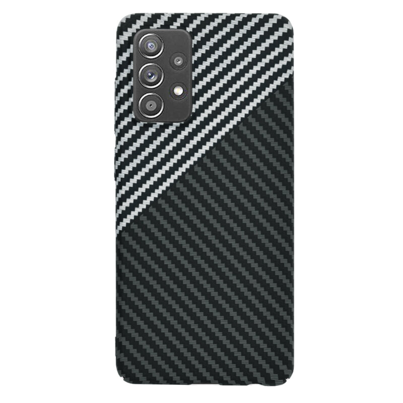 Husa Samsung Galaxy A52 4G Techsuit Carbonite FiberShell, gri