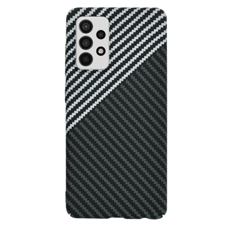 Husa Samsung Galaxy A52 5G Techsuit Carbonite FiberShell, gri