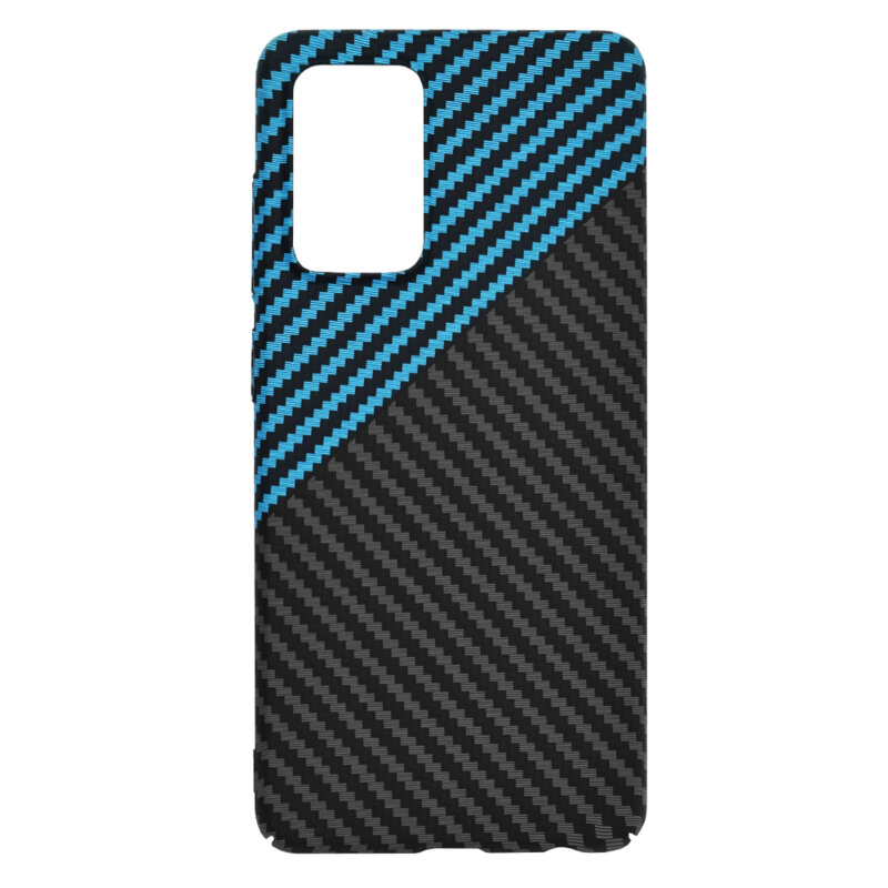 Husa Samsung Galaxy A52 4G Techsuit Carbonite FiberShell, bleu