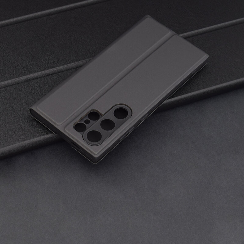 Husa Samsung Galaxy S24 Ultra Techsuit Magskin Book, negru