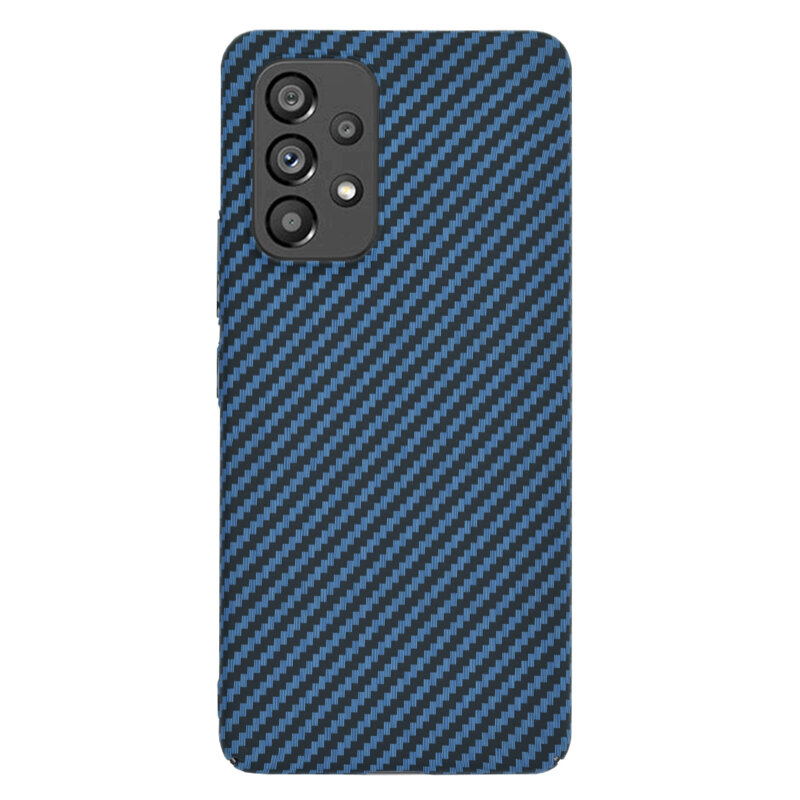 Husa Samsung Galaxy A53 5G Techsuit Carbonite FiberShell, cyan