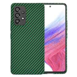 Husa Samsung Galaxy A53 5G Techsuit Carbonite FiberShell, verde