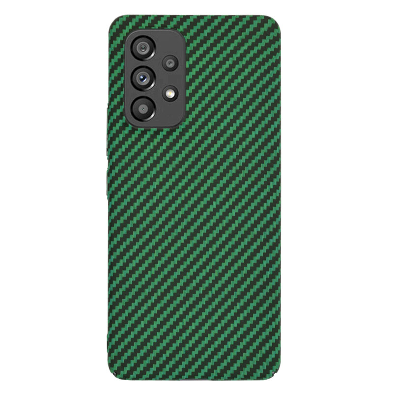 Husa Samsung Galaxy A53 5G Techsuit Carbonite FiberShell, verde