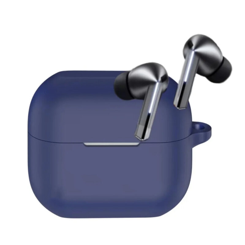 Husa Samsung Galaxy Buds 3 Pro Techsuit Silicone Case, bleumarin