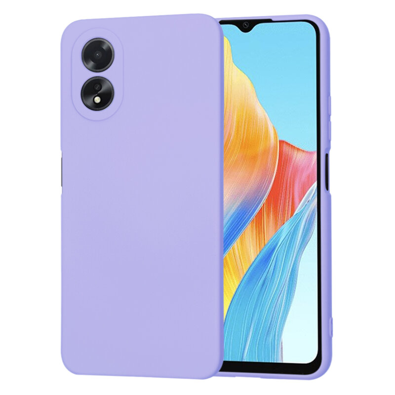 Husa silicon Oppo A18 Techsuit SoftFlex, violet