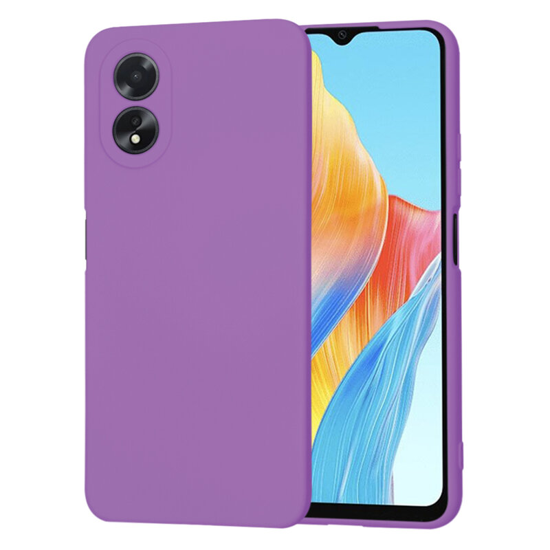 Husa silicon Oppo A18 Techsuit SoftFlex, mov