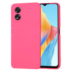 Husa silicon Oppo A18 Techsuit SoftFlex, fucsia