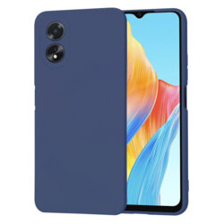 Husa silicon Oppo A18 Techsuit SoftFlex, bleumarin