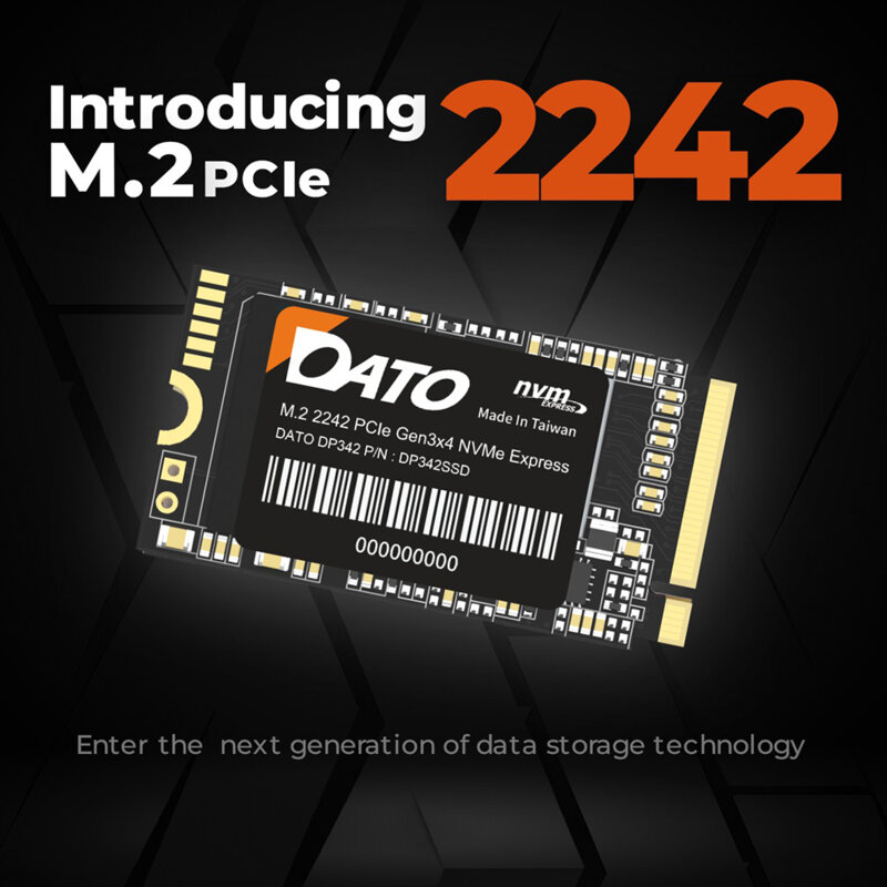 SSD memorie interna 512GB Dato, PCIe Gen3x4, 2500MB/s, DP342