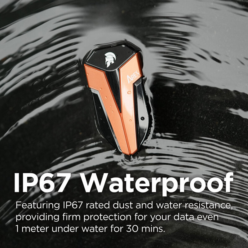 SSD extern 4TB Dato Ares Amber Shield, PCIe Gen5x4, 1600MB/s