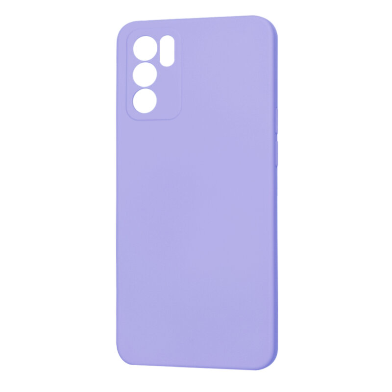 Husa silicon Oppo Reno6 5G Techsuit SoftFlex, violet