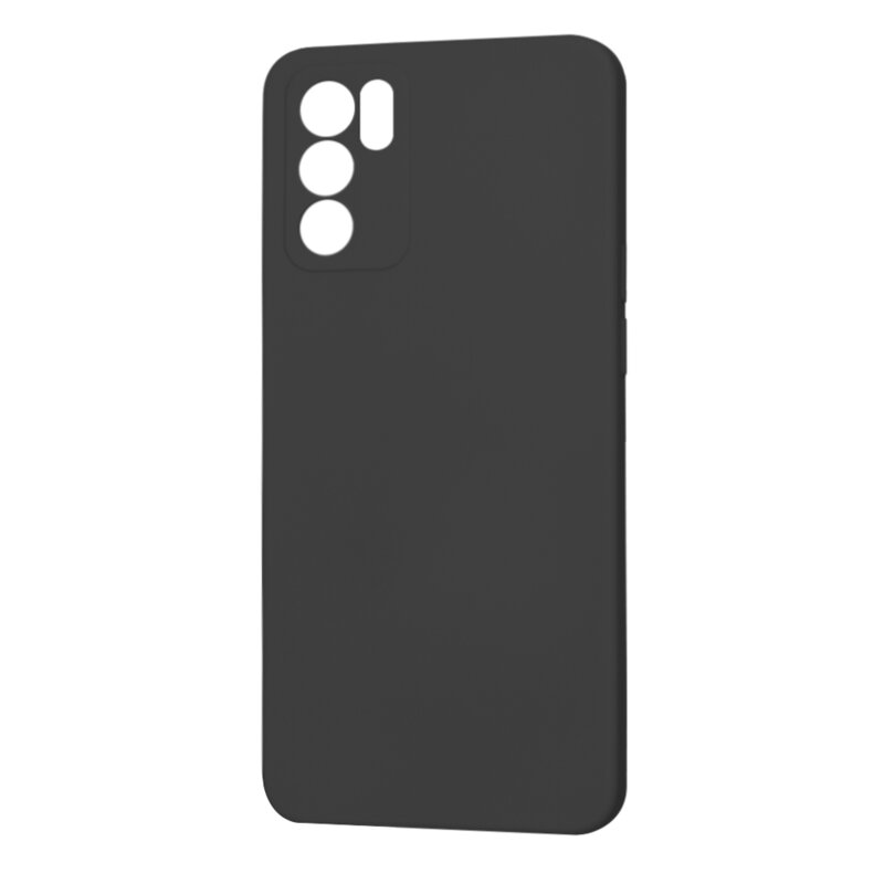 Husa silicon Oppo Reno6 5G Techsuit SoftFlex, negru