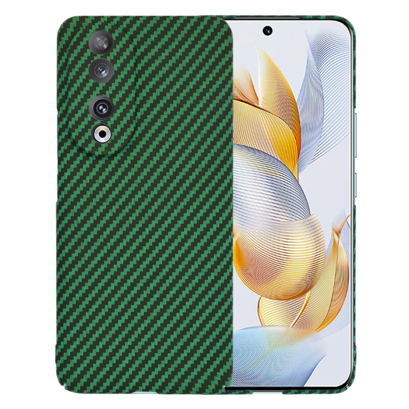 Husa Honor 90 Techsuit Carbonite FiberShell, verde