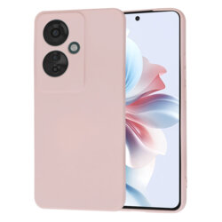 Husa silicon Oppo Reno11 F Techsuit SoftFlex, roz pudra