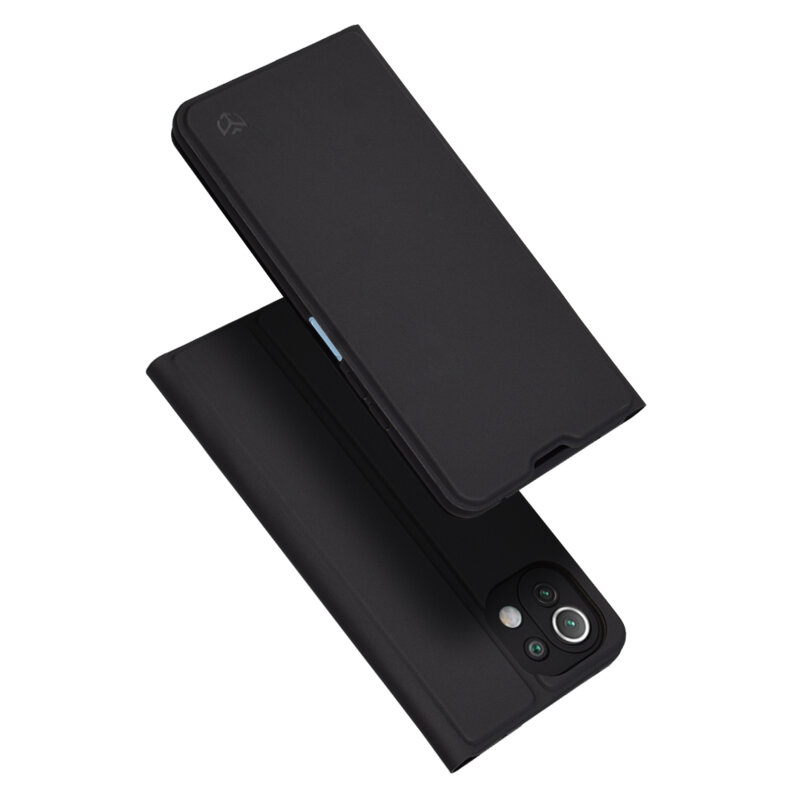 Husa Xiaomi Mi 11 Lite Techsuit Magskin Book, negru
