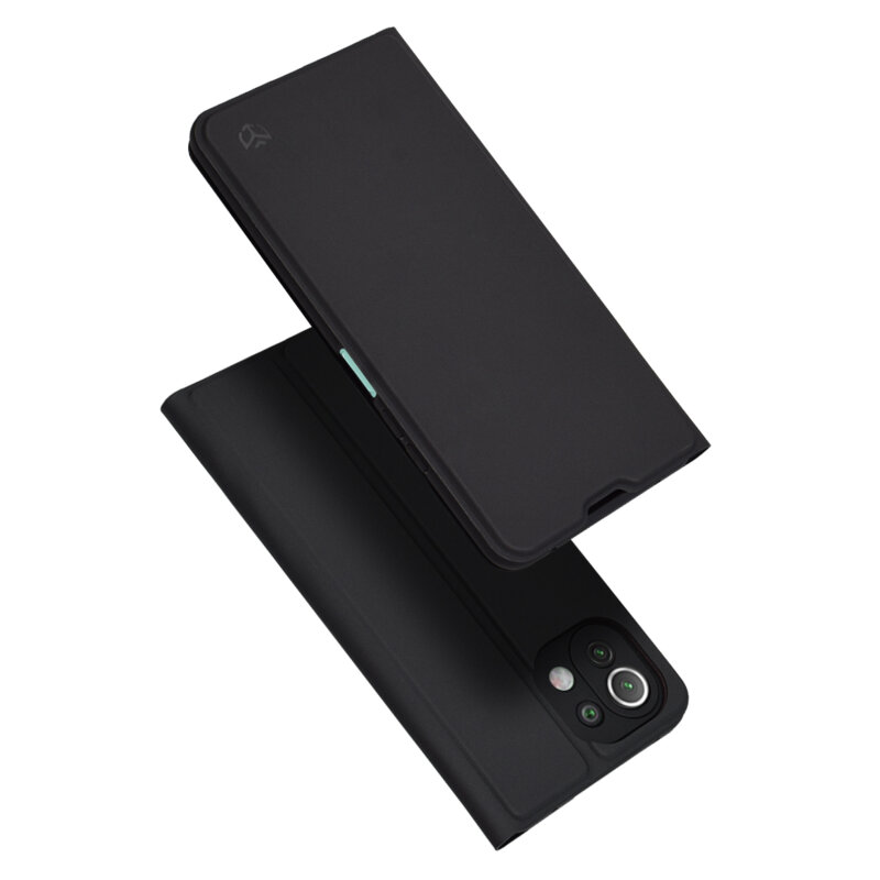 Husa Xiaomi Mi 11 Lite 5G Techsuit Magskin Book, negru