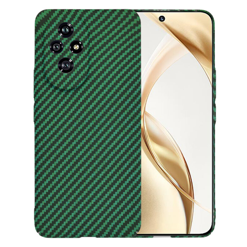 Husa Honor 200 Techsuit Carbonite FiberShell, verde